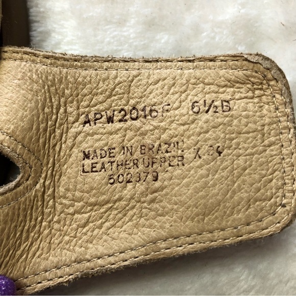 𝅺rockport Brown Leather Sandals Size 6.5B - Picture 8 of 10